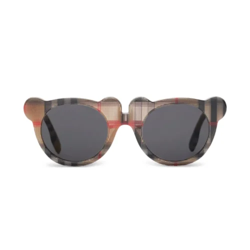 Burberry Kids  Teddy Bear-frame checked sunglasses