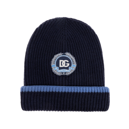 Dolce & Gabbana Kids Dolce & Gabbana Kids NAVY BLUE Cap with logo