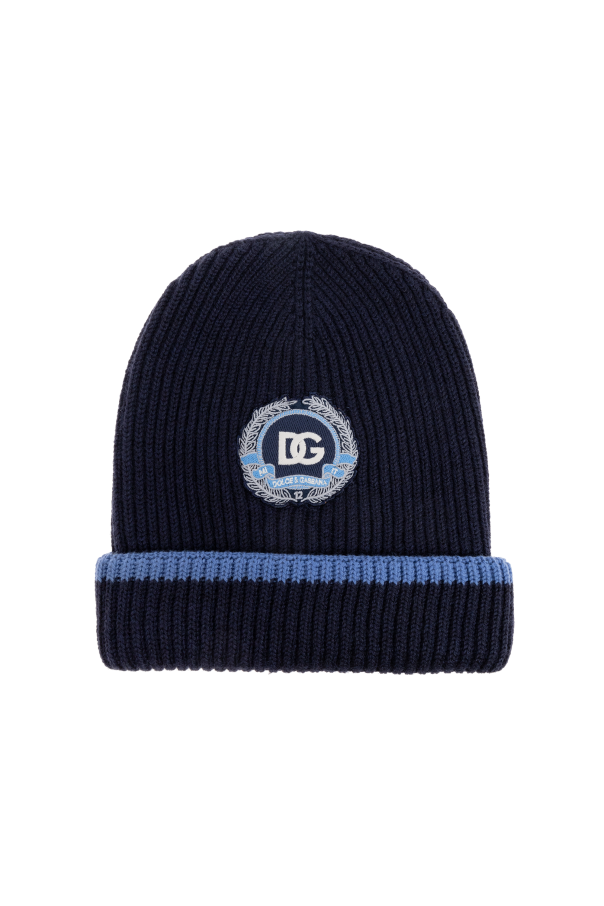 Dolce & Gabbana Kids Dolce & Gabbana Kids NAVY BLUE Cap with logo