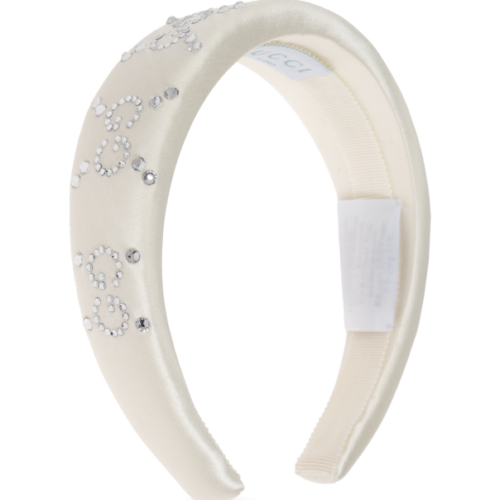 Gucci Kids WHITE Satin headband