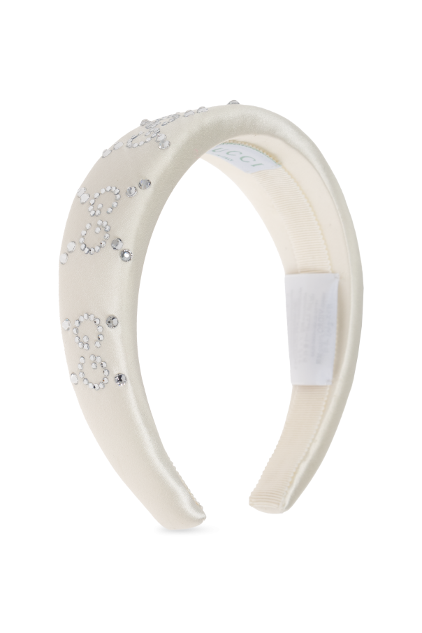 Gucci Kids WHITE Satin headband