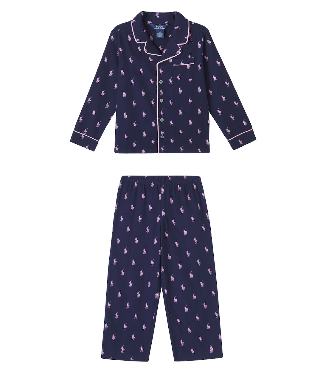Polo Ralph Lauren Kids Pony cotton jersey pajamas