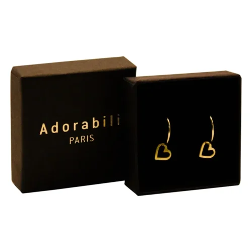 Adorabili Créoles Cœurs Fins | Gold