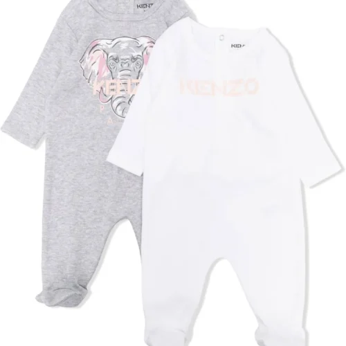 Kenzo Kids  two-pack logo-print pajamas