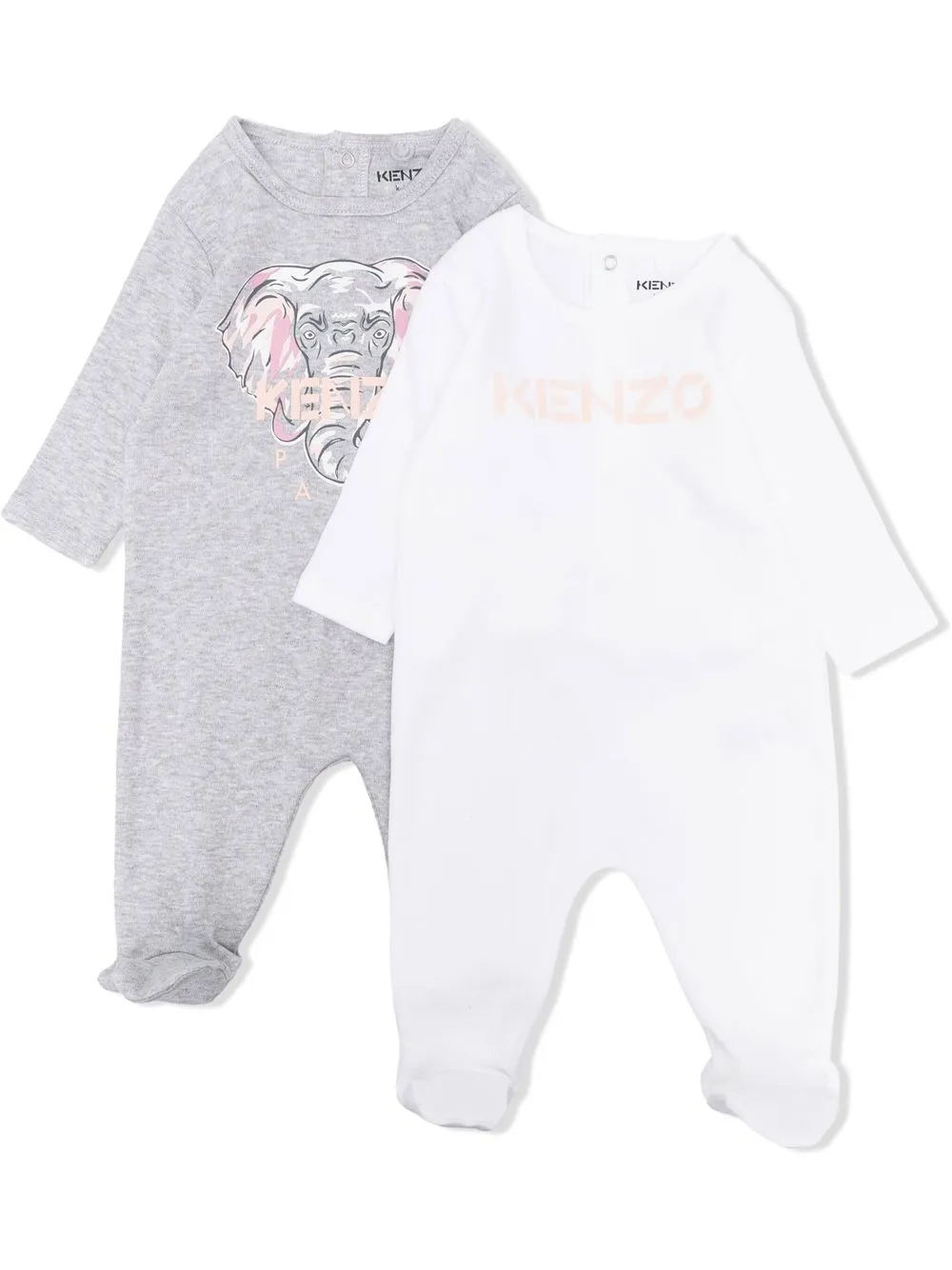 Kenzo Kids two-pack logo-print pajamas