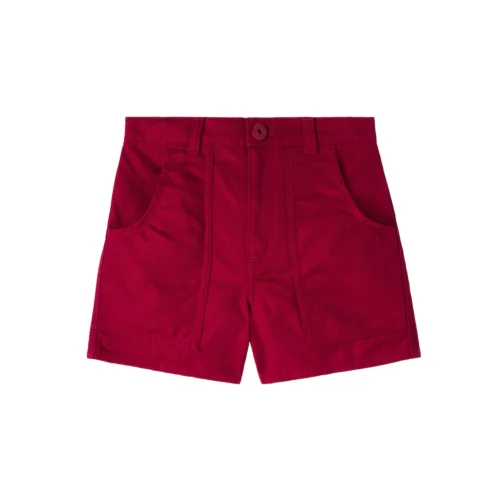 Gucci Kids Web Stripe cotton canvas shorts