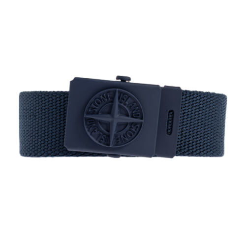 Stone Island Junior NAVY BLUE Belt with logo