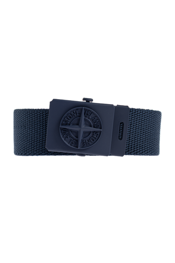 Stone Island Junior NAVY BLUE Belt with logo