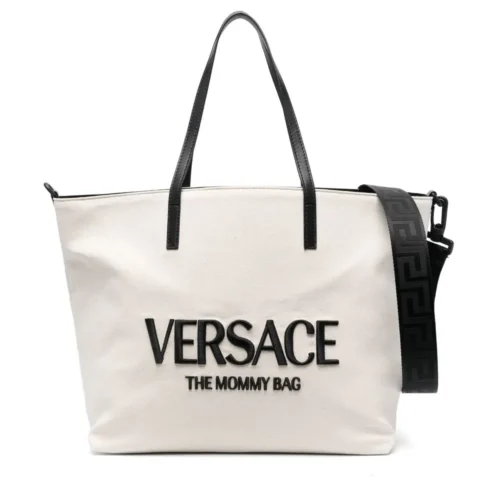 Versace Kids  embroidered-logo tote bag