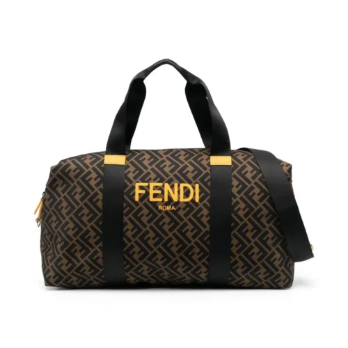 Fendi Kids  FF monogram print bag