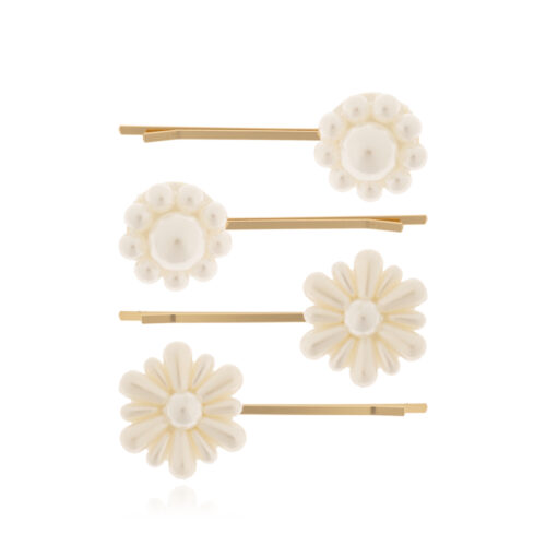 Self-Portrait Kids cream Complete hair clip set