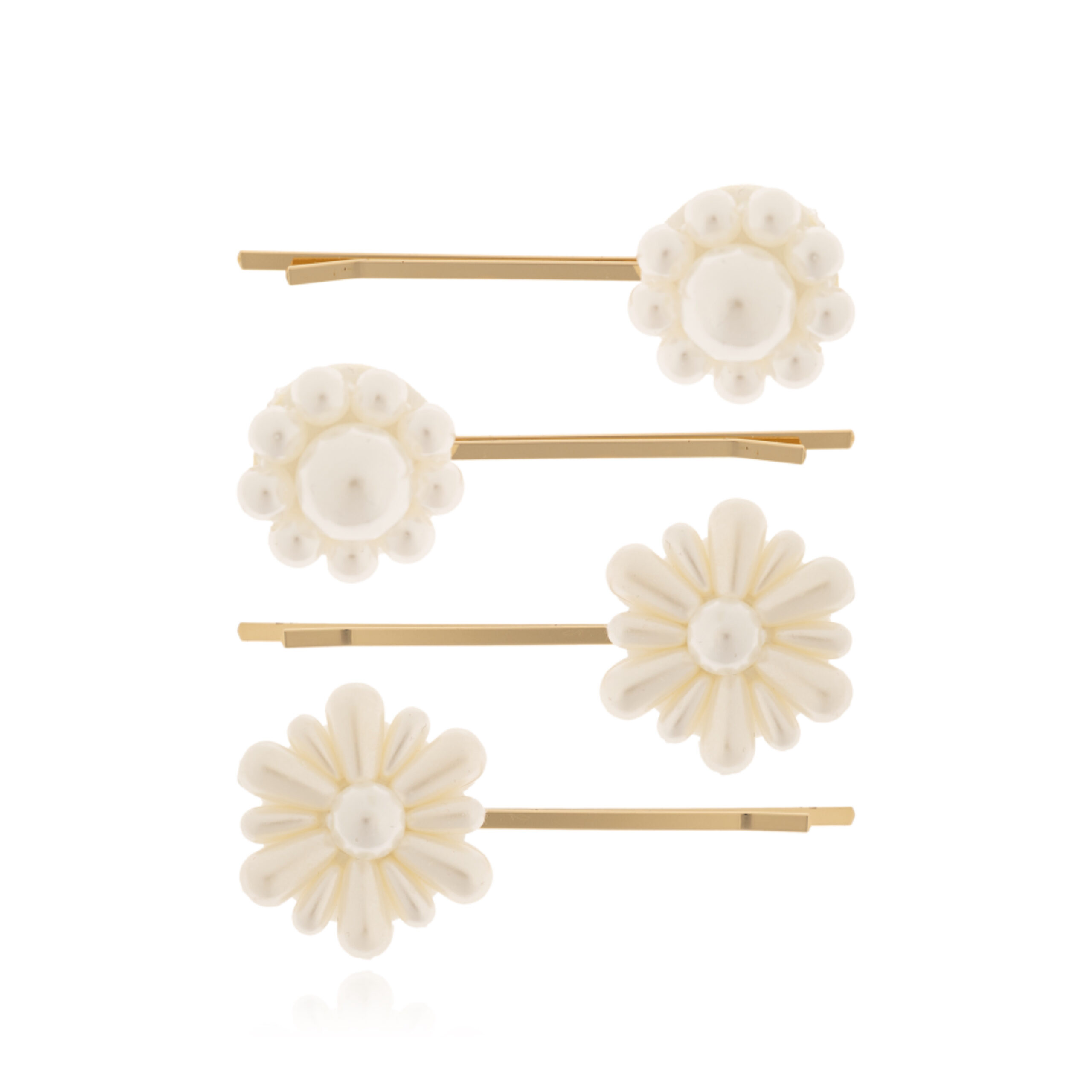 Self-Portrait Kids cream Complete hair clip set