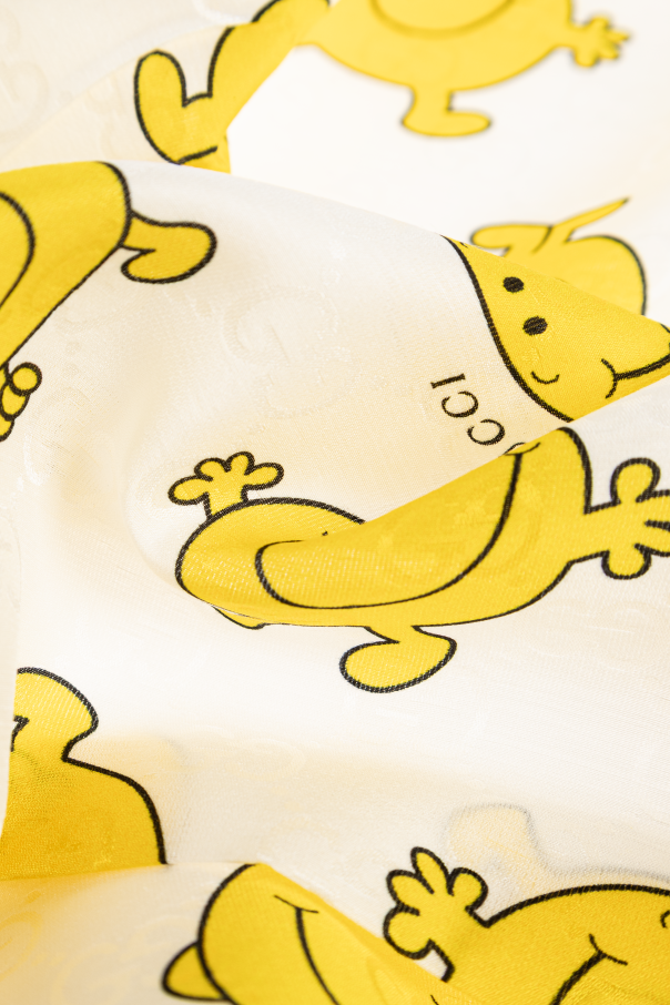 Gucci Kids YELLOW Scarf with print - Image 3