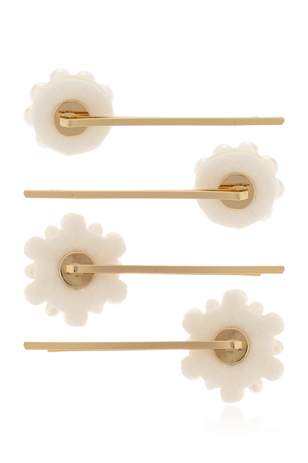 Self-Portrait Kids cream Complete hair clip set - Image 2