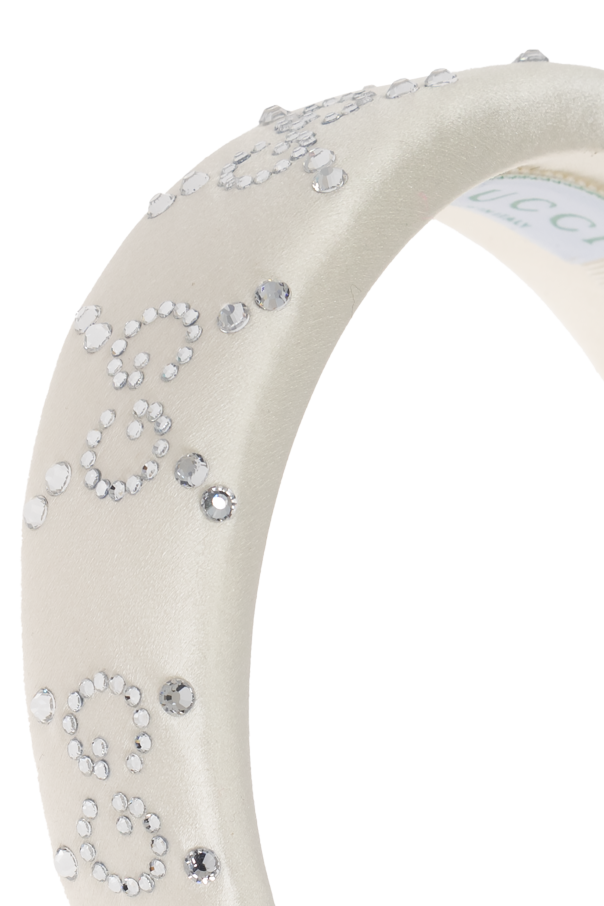 Gucci Kids WHITE Satin headband - Image 2