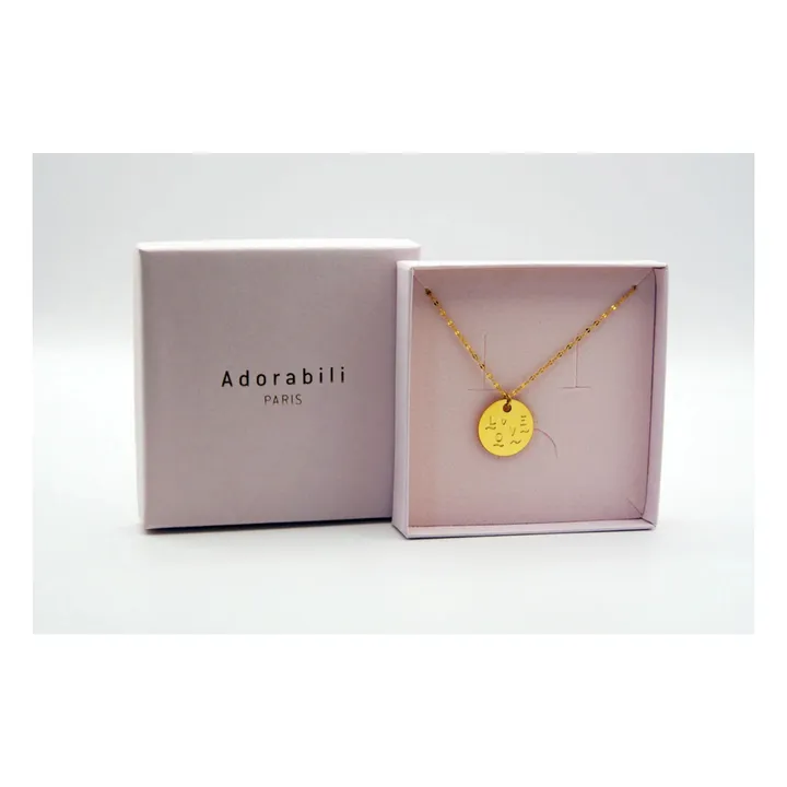Adorabili Big Love medal | Gold - Image 2