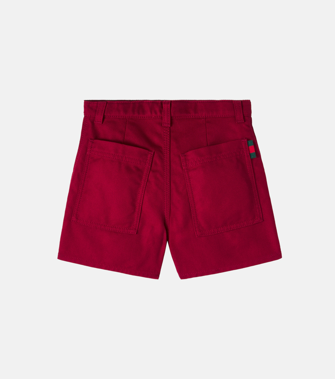 Gucci Kids Web Stripe cotton canvas shorts - Image 2
