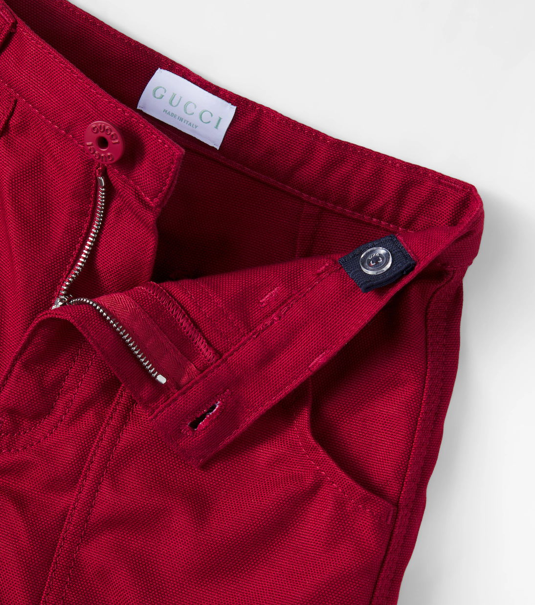 Gucci Kids Web Stripe cotton canvas shorts - Image 3