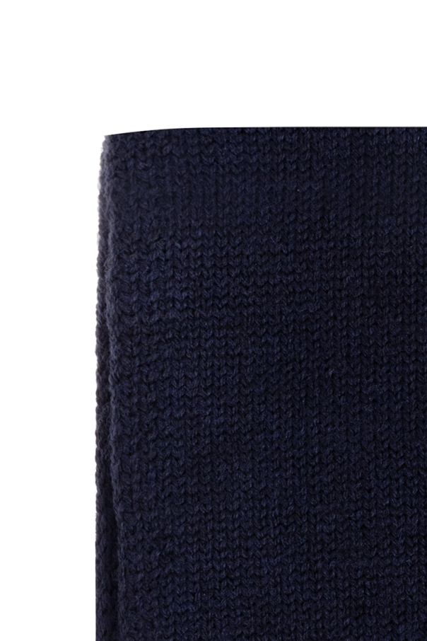Dolce & Gabbana Kids Dolce & Gabbana Kids NAVY BLUE Scarf with logo - Image 3