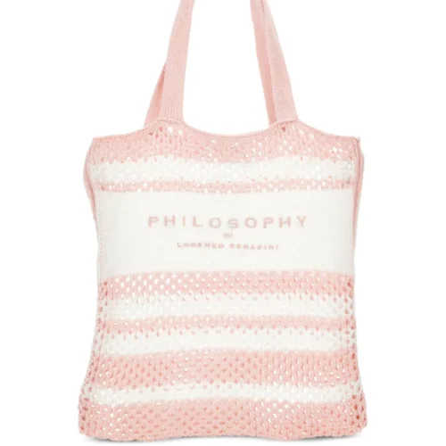 Philosophy Di Lorenzo Serafini Kids  striped tote bag