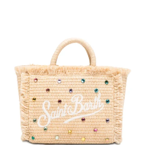 MC2 Saint Barth  fringed embellished tote
