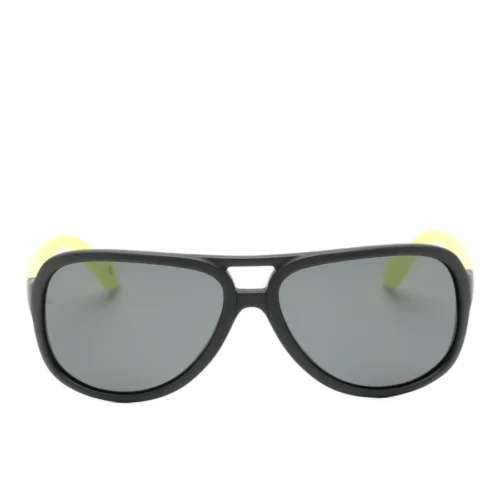 Polaroid  double-bridge pilot-frame sunglasses