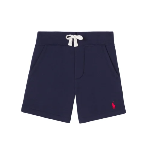 Polo Ralph Lauren Kids Embroidered cotton-blend shorts