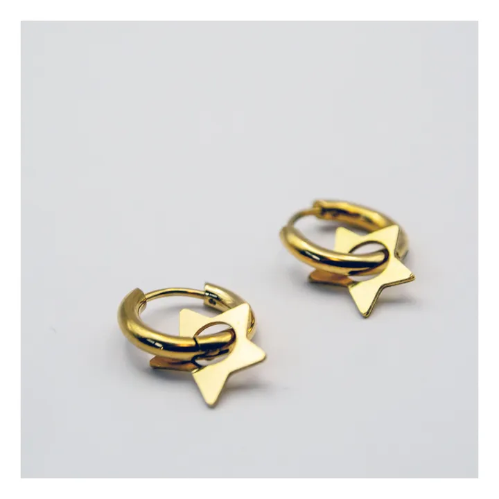 Adorabili Earrings Star Rings | Gold - Image 2