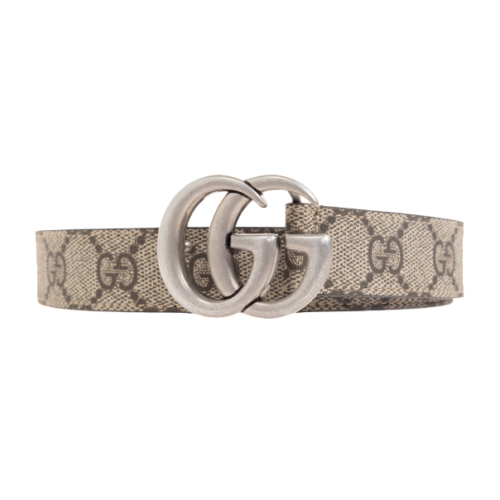 Gucci Kids cream Belt with monogram