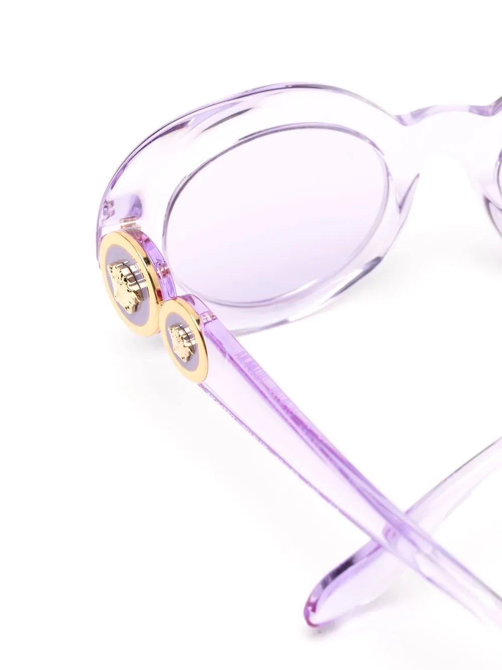 Versace Kids Medusa-logo transparent sunglasses - Image 2