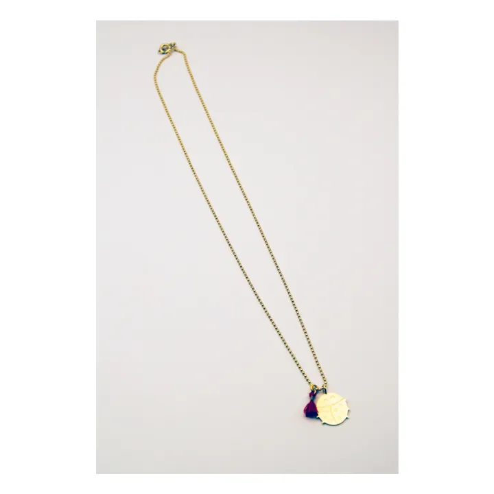 Adorabili Ladybug necklace | Gold - Image 2