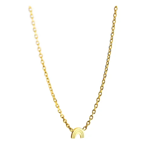 Adorabili Rainbow necklace | Gold