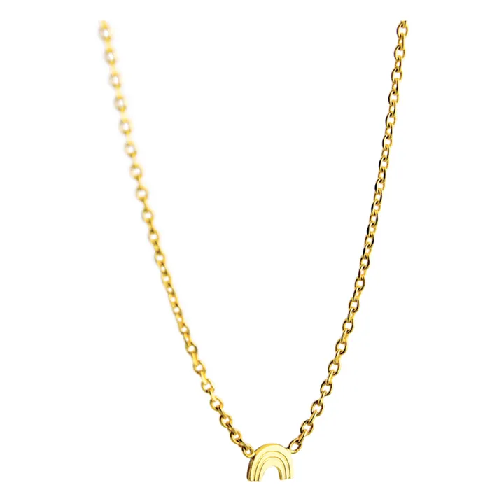 Adorabili Rainbow necklace | Gold