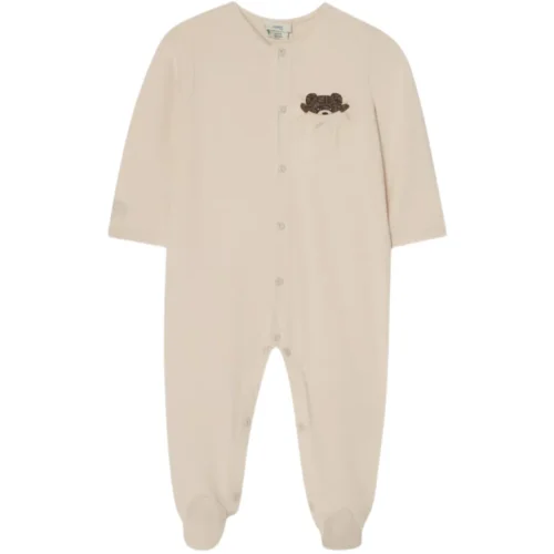 Fendi Kids  buttoned bear pajama