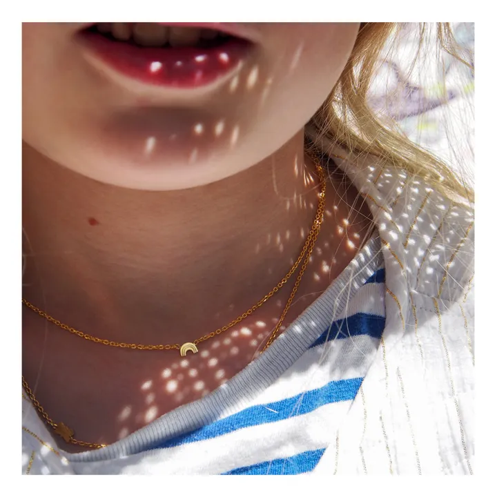 Adorabili Rainbow necklace | Gold - Image 2