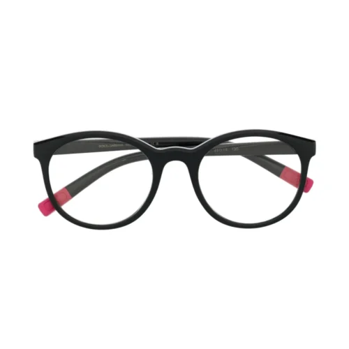 Dolce & Gabbana Kids  logo-print round-frame glasses