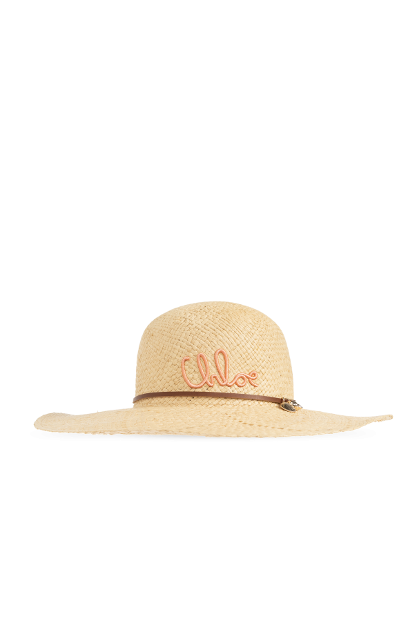 Chloé Kids Chloé Kids beige Hat with logo