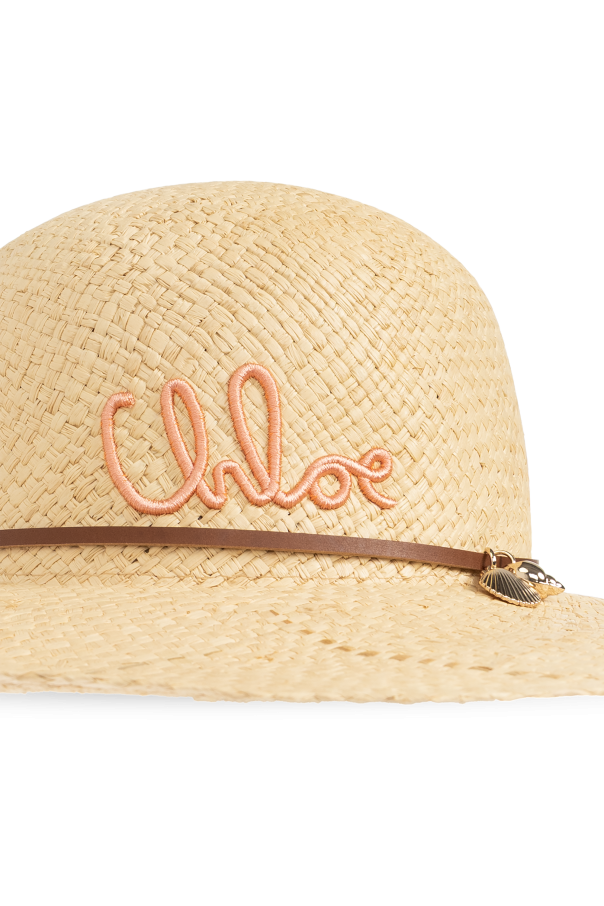 Chloé Kids Chloé Kids beige Hat with logo - Image 3