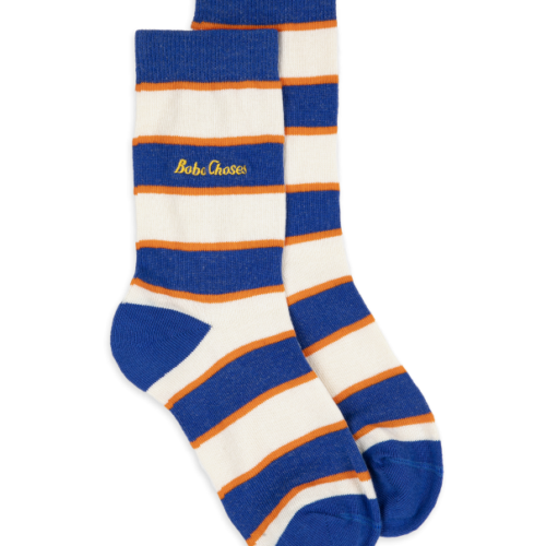 Bobo Choses Bobo Choses MULTICOLOUR Cotton socks with stripe pattern