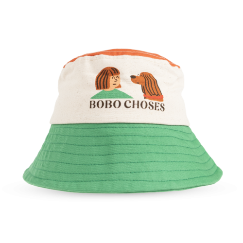 Bobo Choses Bobo Choses GREEN Hat with print
