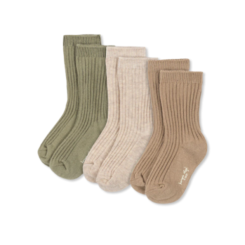 Konges Sløjd Konges Sløjd MULTICOLOUR Three-Pack of Cotton Socks