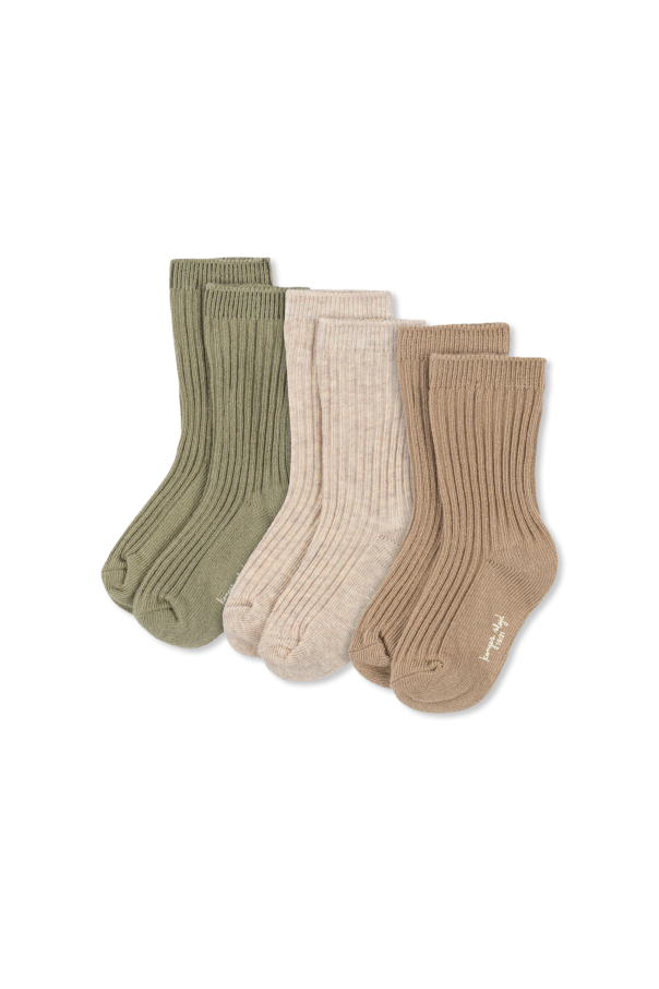 Konges Sløjd Konges Sløjd MULTICOLOUR Three-Pack of Cotton Socks